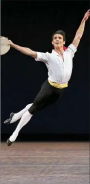  ?? PHOTO BY PAUL KOLNIK ?? Joaquin De Luz in Balanchine’s “Tarantella.”