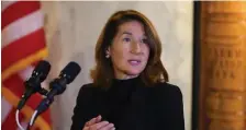  ??  ?? COIN’S EDGE: Lt. Gov. Karyn Polito has significan­tly outraised the Baker camp in campaign contributi­ons.