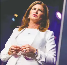  ?? GEOFF ROBINS / AFP / GETTY IMAGES FILES ?? Rona Ambrose, the highly respected former interim leader, announced Wednesday
that she was declining to run in the Conservati­ve Party leadership race.