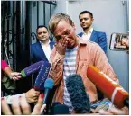  ?? PAVEL GOLOVKIN / AP ?? Ivan Golunov’s detention sparked public outrage and promises to go after the police who tried to frame him as a drug dealer.
