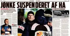  ?? ?? Ekstra Bladet dækkede indgående sagen, da Jønke blev suspendere­t og siden smidt ud af HA.