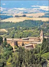  ?? Ullstein Bild / Getty Images ?? THE MONASTERY of Monte Oliveto Maggiore near Asciano, Italy, is in truff le country.