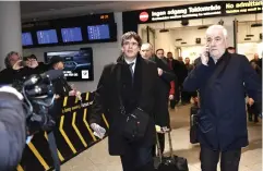  ?? Bild: TARIQ MIKKEL KHAN/TT ?? INTE GRIPEN. Carles Puigdemont på Köpenhamns flygplats.