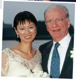  ?? ?? Wedding: With Wendi Deng