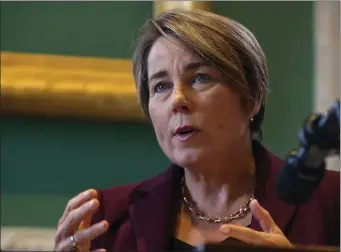  ?? NANCY LANE — BOSTON HERALD ?? Gov. Maura Healey