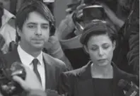  ??  ?? Former CBC radio host Jian Ghomeshi, with lawyer Marie Henein, went from powerhouse to pariah before charges were laid.