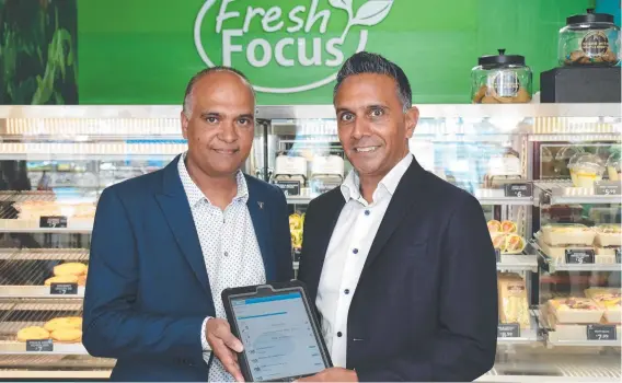  ??  ?? Sea World General Manager Sanjay Bhatia (left) and Virtual Manager Chairman Anil Patel sing the praises of the SmartClean­er modules.