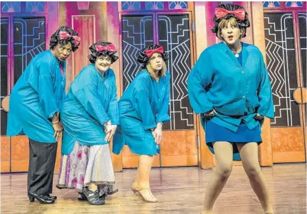  ?? GFOUR PRODUCTION­S ?? Through May 24, you can catch the “Menopause the Musical” streaming online for the first time.