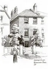  ??  ?? Eliot and Lewes moved to Holly Lodge in Wimbledon Park Road in 1859