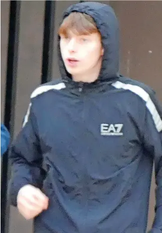  ?? ?? ● Luke Welsh, 19, has been sentenced to 15 months in custody suspended for 18 months, for robbery.