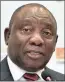  ??  ?? Cyril Ramaphosa