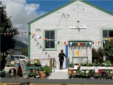  ?? ?? The historic Te Horo Community Hall has an uncertain future.