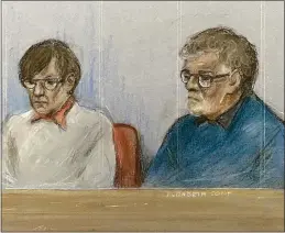  ?? Picture: Elizabeth Cook/pa Wire ?? Margaret Morgan, 74, and Allen Morgan, 73, who were lovers in 1981, deny conspiring to murder Carol, Allen’s then wife