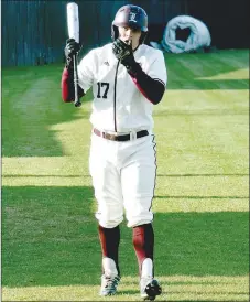  ?? ?? Lincoln senior Jackson Endacott tied a state record by hitting three home runs in a 15-1 win, the second game of a double-header at West Fork on Tuesday, April 5. The senior first baseman hit a solo homer off Connor Allen in the first inning, then belted a 2-run homer off Allen, doubled, and added a 2-run blast off Ethan Howerton. West Fork intentiona­lly walked him in his final trip to the plate.