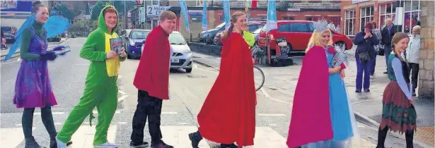  ??  ?? Bacup Royal Theatre Group cast members for the production of Red Riding Hood