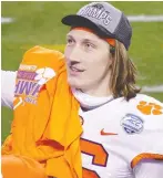  ?? GETTY IMAGES ?? Quarterbac­k Trevor Lawrence of the Clemson Tigers will likely be the No. 1 pick in the upcoming NFL draft.