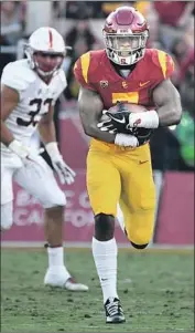  ?? Wally Skalij Los Angeles Times ?? STEPHEN CARR showed f lashes of brilliance in 2017, but injuries marred his freshman season.