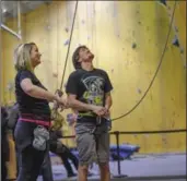  ?? GARY YOKOYAMA, THE HAMILTON SPECTATOR ?? First-timers can find climbing a bit intimidati­ng. Emma went with her brother Liam Reilly, who is an experience­d climber.