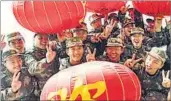  ?? AFP PHOTO ?? Chinese army is trying to keep its officers happy.