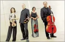  ?? CONTRIBUTE­D PHOTO ?? The Arianna String Quartet performs at Music Mountain on Sunday.