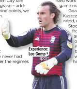  ??  ?? Experience: Lee Camp