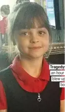  ?? PA ?? Tragedy: Saffie died an hour after Abedi blew up backpack bomb