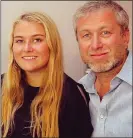  ?? ?? Well off: Russian oligarch Roman Abramovich with his daughter Sofia