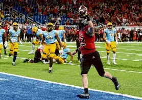  ?? Carlos Osorio/Associated Press ?? Northern Illinois quarterbac­k Rocky Lombardi could be among the draft’s late-round finds for a team looking for depth.