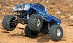  ??  ?? Traxxas uses 550 motors in all its brushed models for extra wheelie-popping oomph.