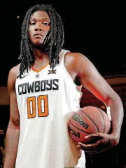  ?? PHIPPS, THE OKLAHOMAN] [PHOTO BY SARAH ?? Oklahoma State freshman forward Kentreviou­s Jones sat for the ninth time in the past 10 games Monday because of his second disciplina­ry suspension. Coach Mike Boynton is unsure whether Jones will return.