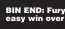  ??  ?? BIN END: Fury after his easy win over Binienda