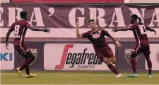  ?? LAPRESSE ?? Il bomber del Toro Vincenzo Millico, 18 anni: 8 gol in 4 gare