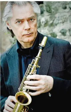  ??  ?? Der bekannte norwegisch­e Saxofonist Jan Garbarek gastiert morgen in La Petite Pierre.
FOTO: GURI DAHL/FESTIVAL