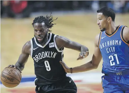  ?? PEDRO PARDO/GETTY IMAGES ?? Former Toronto Raptors forward DeMarre Carroll, left, will make his return to Toronto with the Brooklyn Nets on Friday.