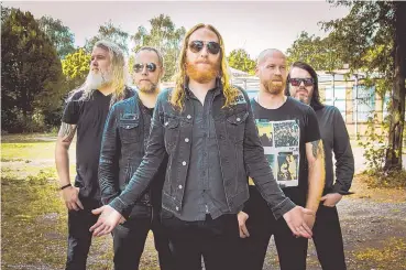  ??  ?? Sweden’s Dark Tranquilli­ty performs Sunday, Dec. 4, at Launchpad in support of its new album “Atoma.”