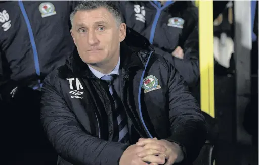  ?? Nathan Stirk ?? Blackburn Rovers boss Tony Mowbray