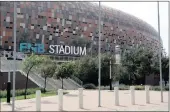  ??  ?? The FNB Stadium.