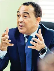  ??  ?? Minister of Health Dr Christophe­r Tufton