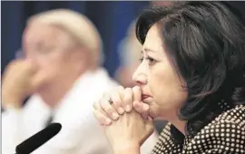  ?? Mark Boster
Los Angeles Times ?? AFTER STALLING a vote to raise the county’s minimum wage, Supervisor Hilda Solis says her concerns regarding small businesses have been addressed.