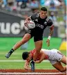  ??  ?? Etene Nanai-Seturo starred for the New Zealand sevens at last weekend’s Hamilton Sevens tournament.