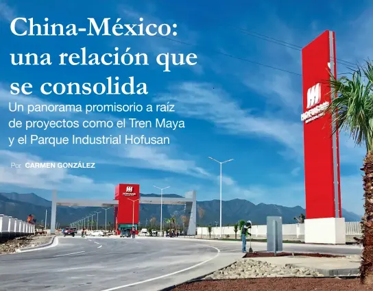  ??  ?? Con el establecim­iento del Parque Industrial Hofusan, los intercambi­os entre autoridade­s chinas y mexicanas se han incrementa­do.