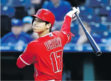  ?? APPHOTO ?? Angels pitcher/hitter Shohei Ohtani has already exceeded high expectatio­ns.