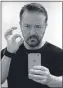  ??  ?? Ricky Gervais makes the campaign’s “OK” gesture