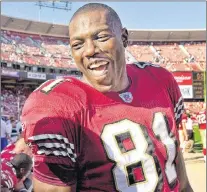  ?? AP FILE PHOTO ?? Terrell Owens will go into the Pro Football Hall of Fame this weekend, not in Canton, Ohio but in Chattanoog­a, Tennessee.