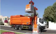  ??  ?? advanced waste collection system introduced in mamzar area.