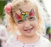  ??  ?? Mikayla Smith, 4, had her face painted.