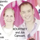  ?? ?? KourTney and Jun Camcam.