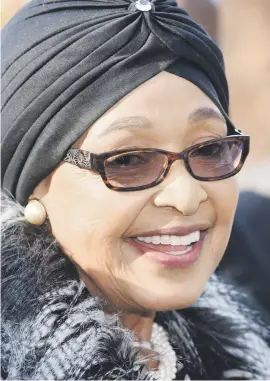  ?? Picture: Neil McCartney ?? A BEAUTIFUL WOMAN. Winnie Madikizela-Mandela at her home in Orlando, Soweto, in 2016.