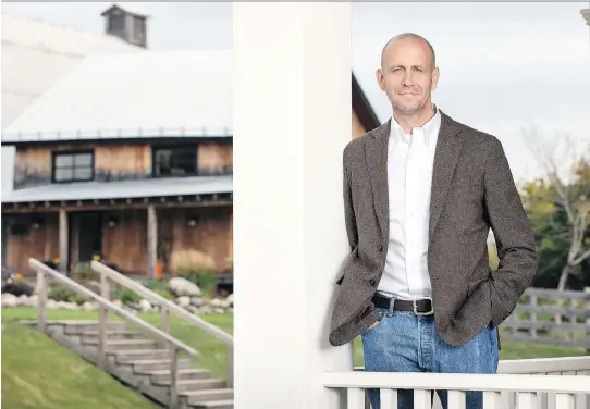  ?? JUSTIN VAN LEEUWEN ?? Sean McAdam, president of Landlab’s Hendrick Farm. The Hendrick Farm project is Canada’s first adaptive developmen­t, the goal of which is to create healthy, vibrant and walkable neighbourh­oods.