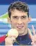  ??  ?? M. Phelps, 2016 mit Gold Nr. 22